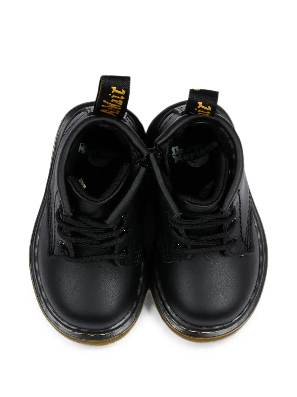 Шнурованные ботильоны 1460 Dr. Martens Kids, черный — фото 4