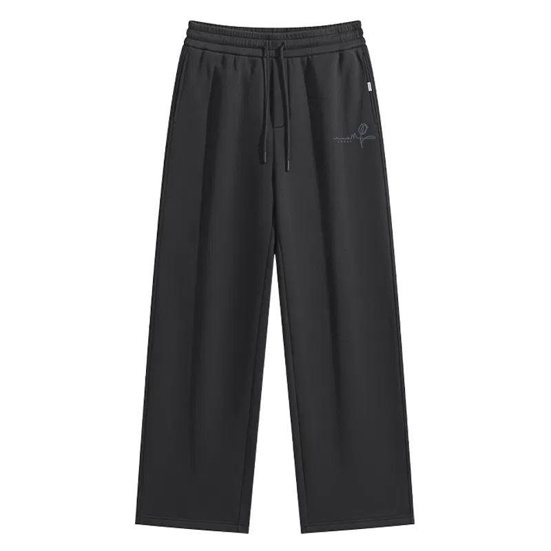 Детские брюки повседневные утепленные на флисе MINISO, Dark Gray