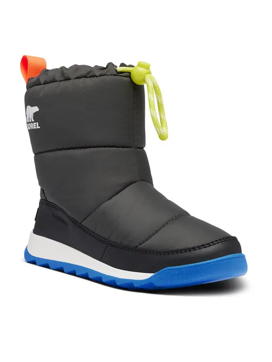 Сноубутсы Youth Whitney II Plus Puffy Wp Sorel, серый — фото 2