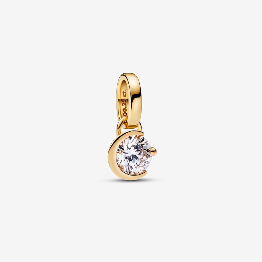 

Подвеска Pandora Talisman Moon 0.25 carat, золото