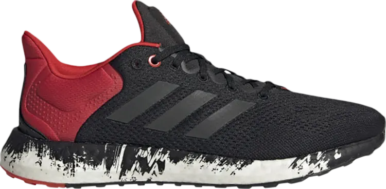 

Кроссовки Adidas PureBoost 21 'Black Vivid Red', черный