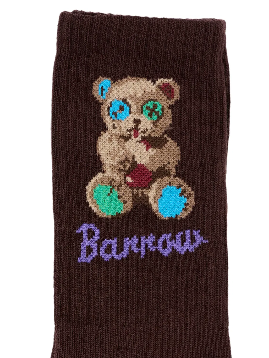 Носки с принтом Barrow Kids, коричневый — фото 2