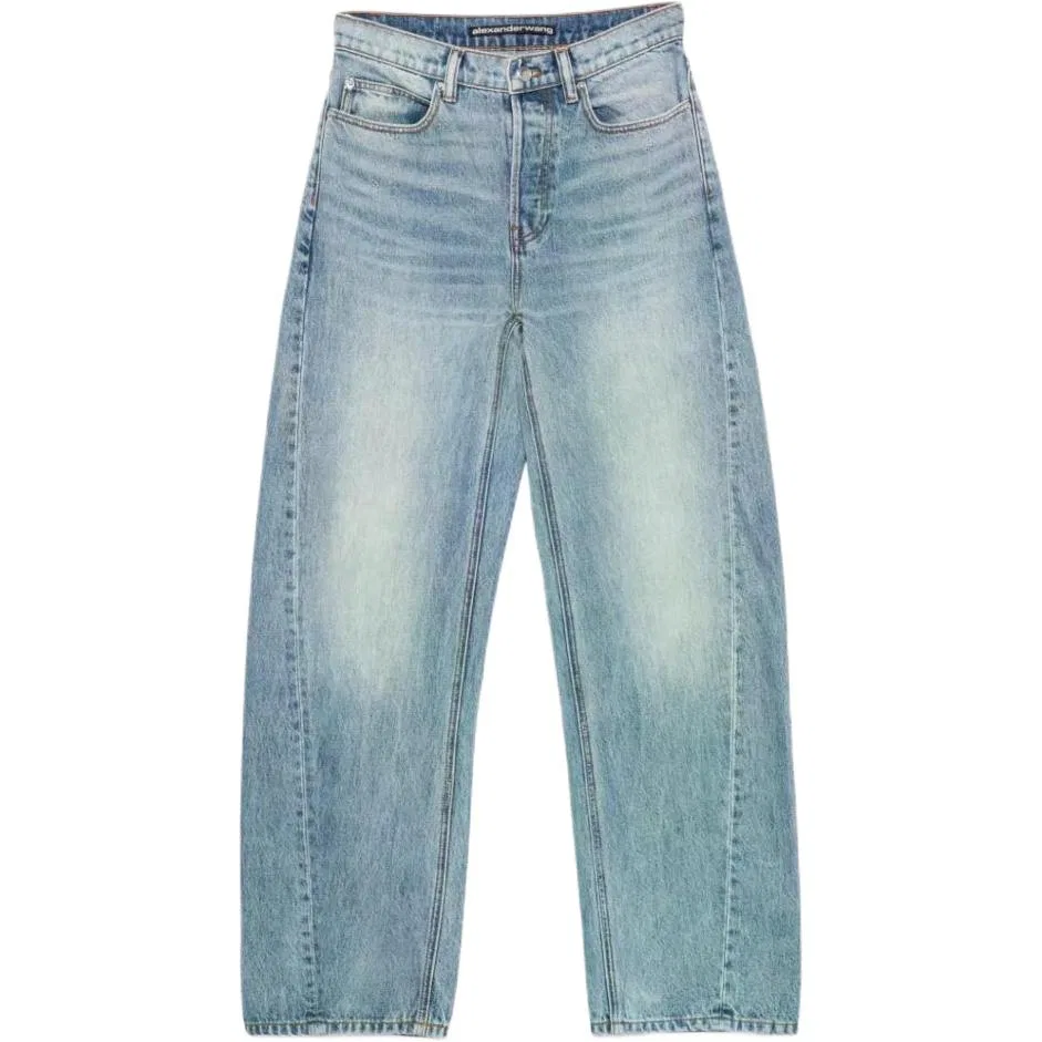 Женские джинсы скинни Alexander Wang, Vintage Light Indigo/Washed Light Blue