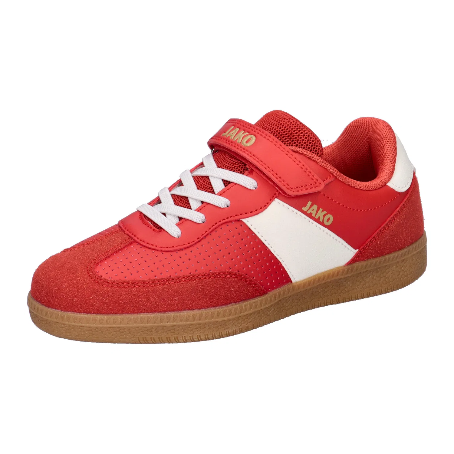 Детские спортивные кроссовки Citybeat Junior Jako, Rot Weiss Gold