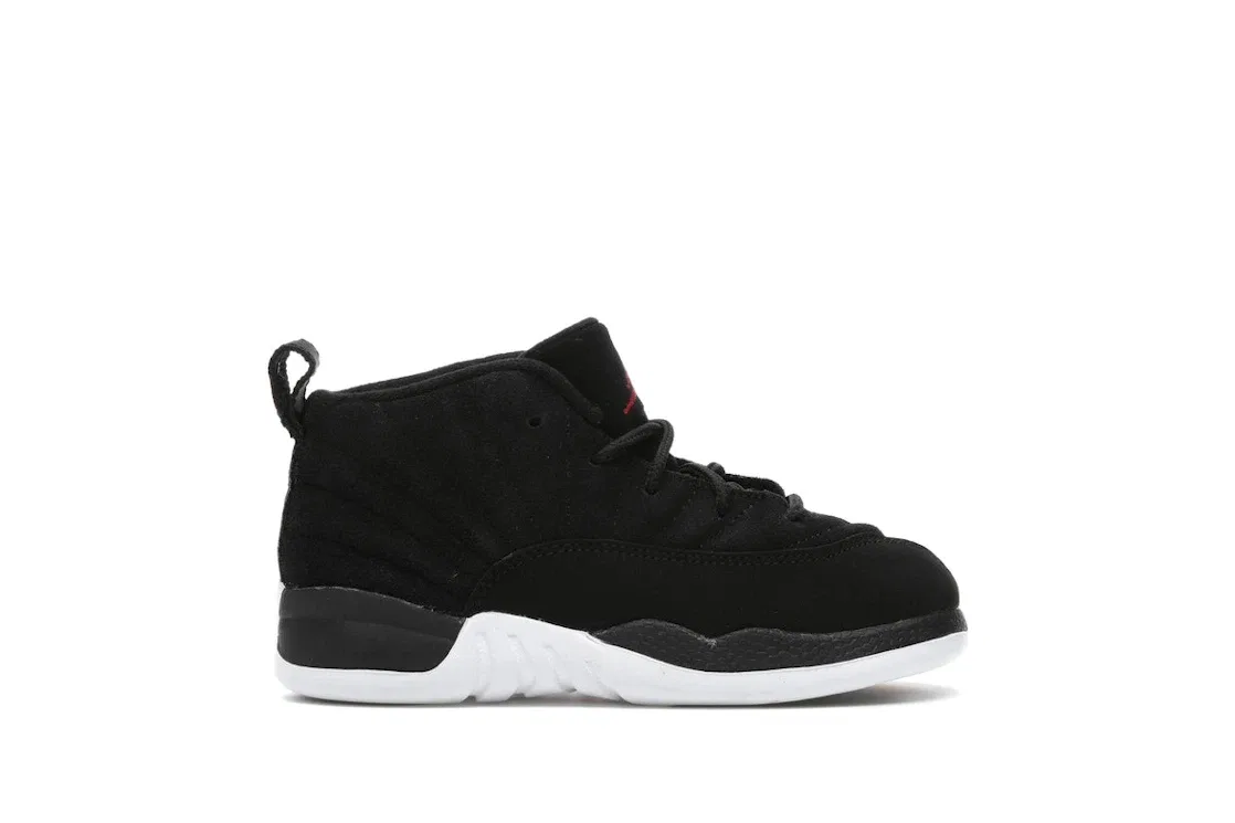 Детские кроссовки Lifestyle Jordan 12 Retro Jordan, Black/White/Taxi/Red/Metallic Gold