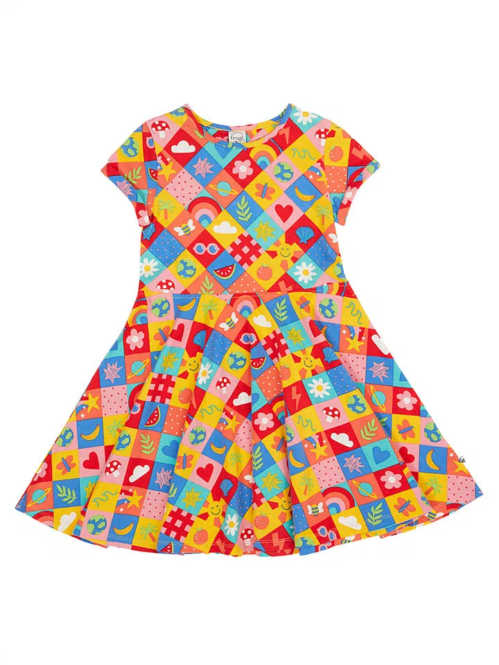 Платье с принтом Spring Frugi, разноцветный