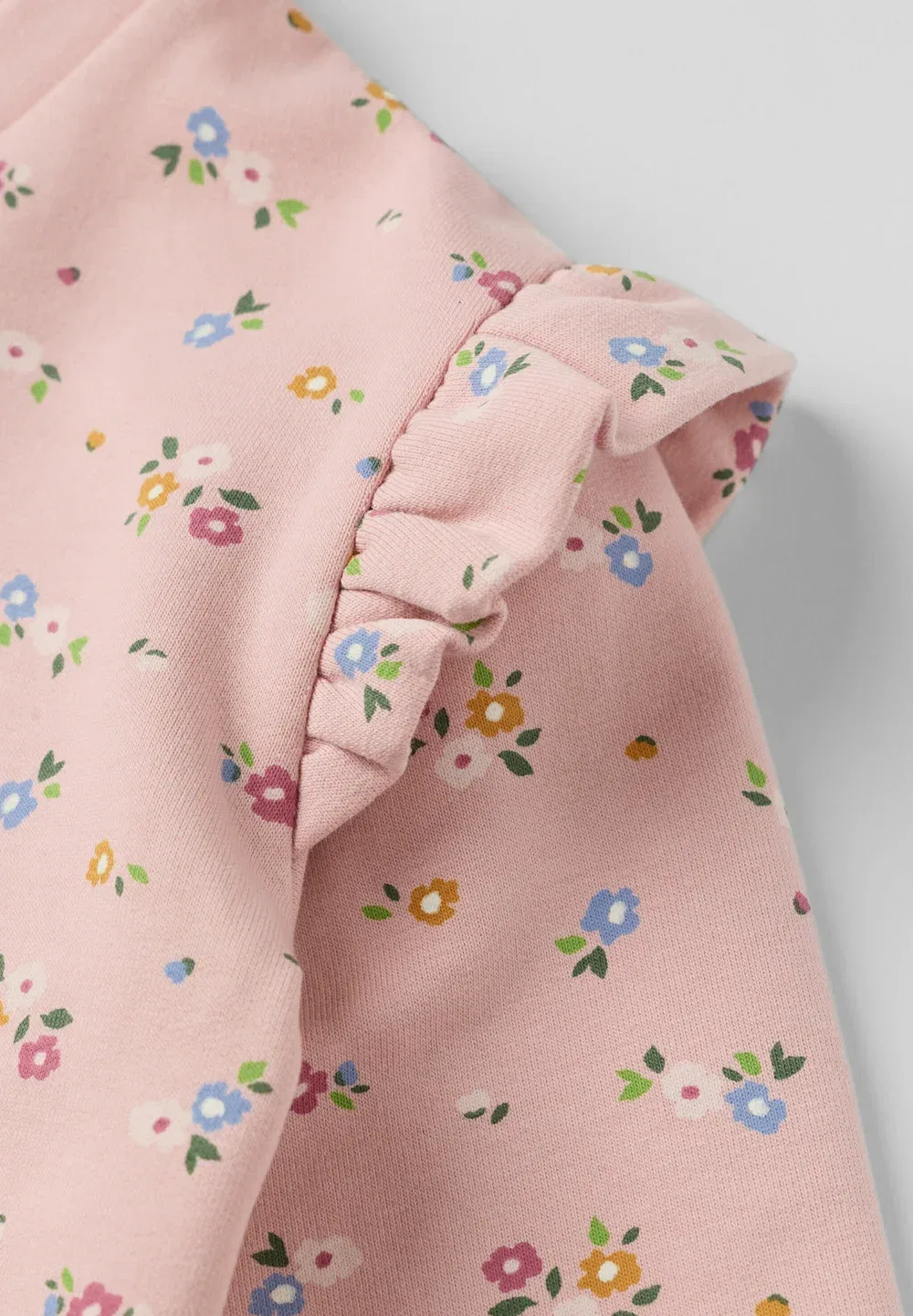 Очаровательная толстовка на молнии с оборками - толстовка на молнии Polarn O. Pyret, Silver Pink — фото 3