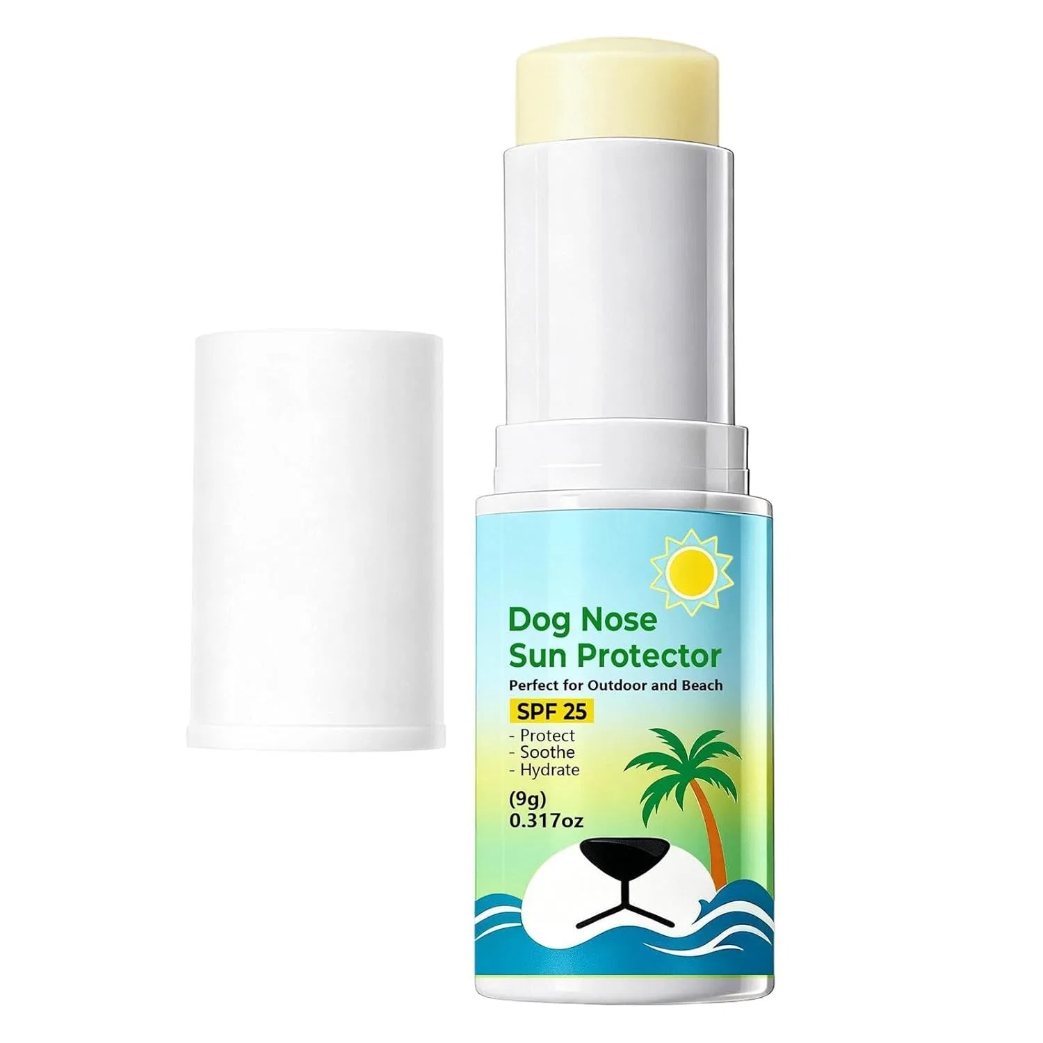 Солнцезащитный бальзам для носа собак Nixiara, SPF 25, 9 г