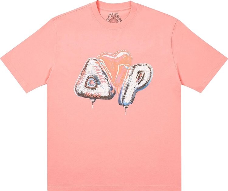

Футболка Palace Inflator T-Shirt 'Pink', розовый
