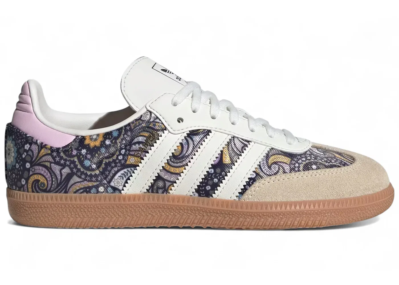 Детские кроссовки Lifestyle Adidas Samba OG, Core White/Orchid Fusion/Gum
