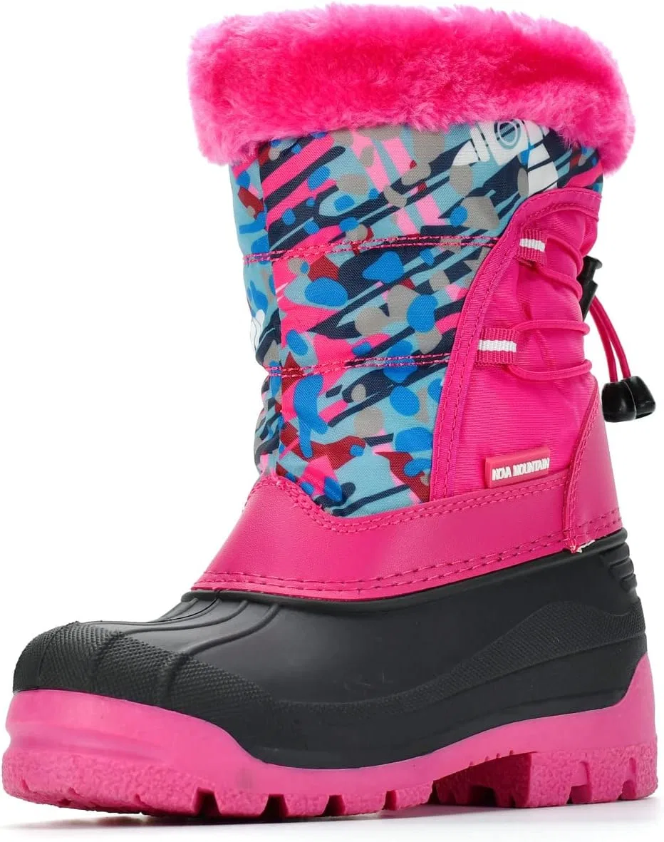 Детские зимние снежные ботинки для девочек Nova Mountain Nova Footwear, Fuchsiamulti