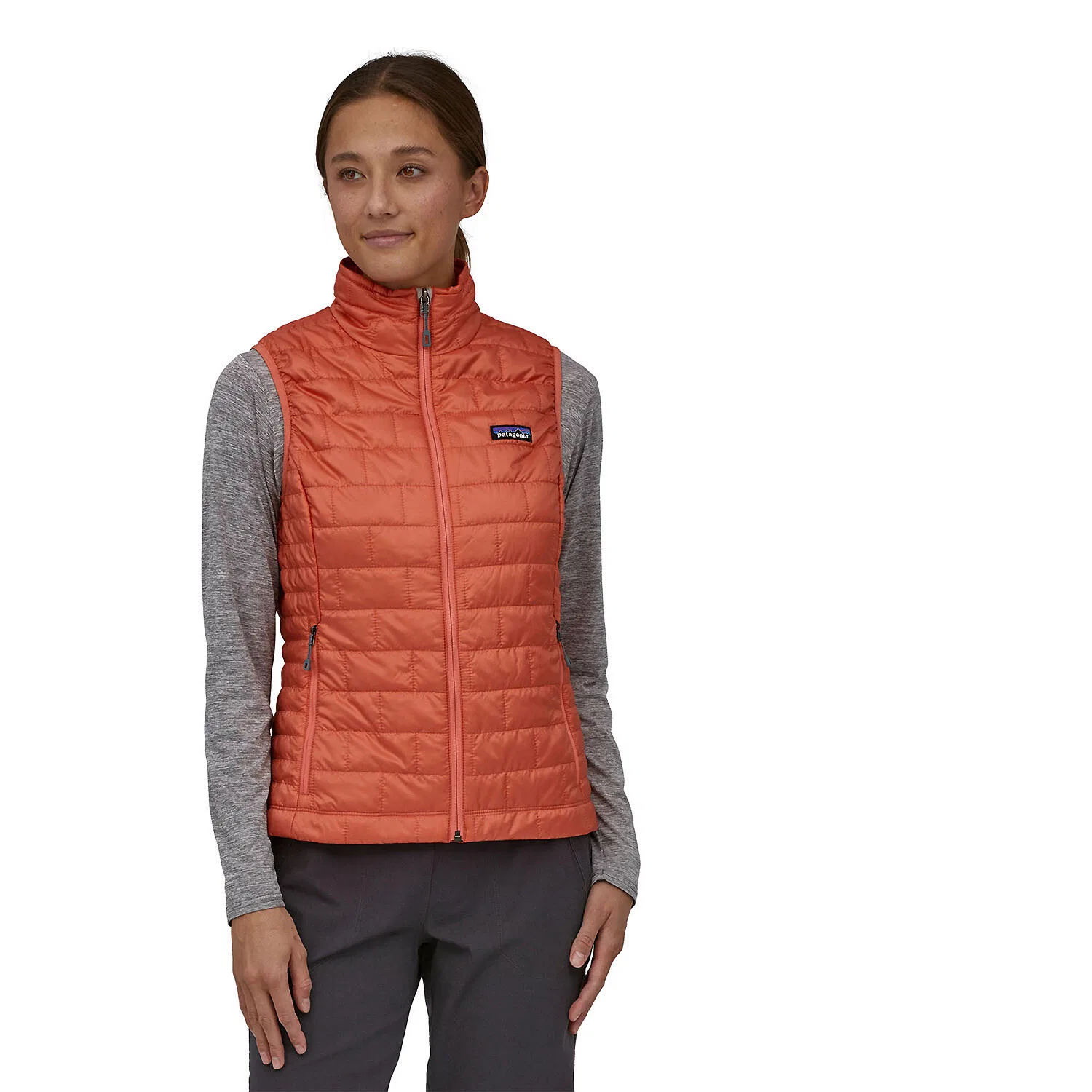 Женская утепленная жилетка W NANO PUFF VEST Patagonia, Camouflagefarben — фото 2