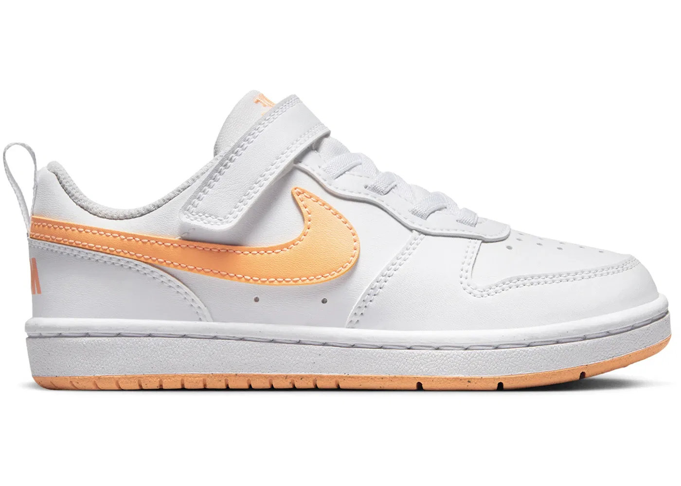 Детские кроссовки lifestyle Nike Court Borough Low Recraft Nike, White/White/Peach Cream