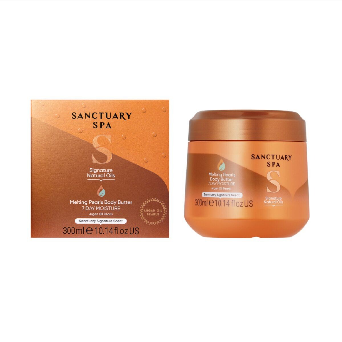 Sanctuary Spa Signature Natural Oils Melting Pearl бархатное масло для тела, 300 мл — фото 3