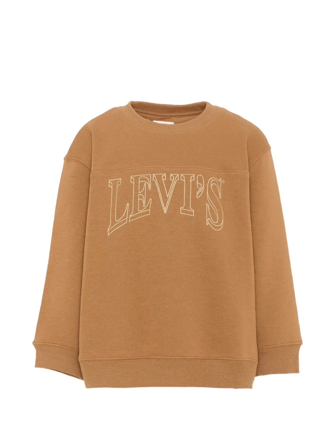 Levi's Свитшот с вышитым логотипом коричневый