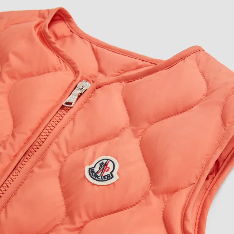 Детская жилетка без рукавов Moncler, Orange — фото 4