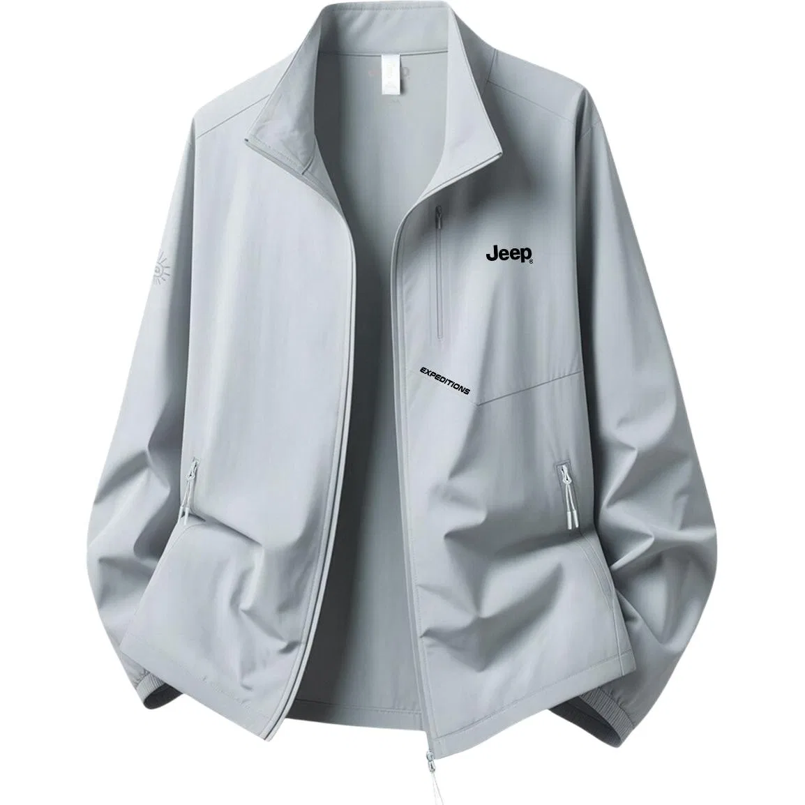 Детская одежда для защиты от солнца с длинным рукавом, модель Leisure Collection, Jeep, Light Gray