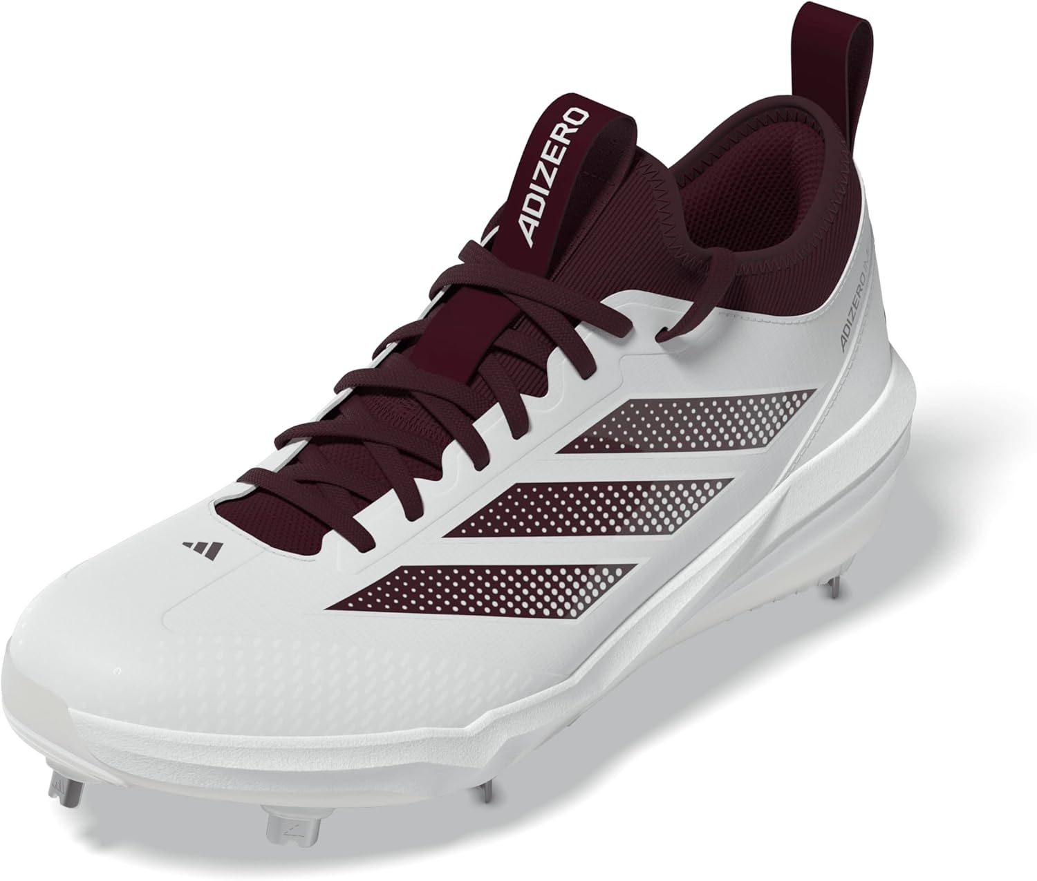 

Мужские бейсбольные кроссовки Adidas Adizero Impact 2.0, белый/бордовый