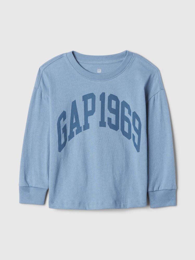 

Детская футболка с логотипом Gap, синий