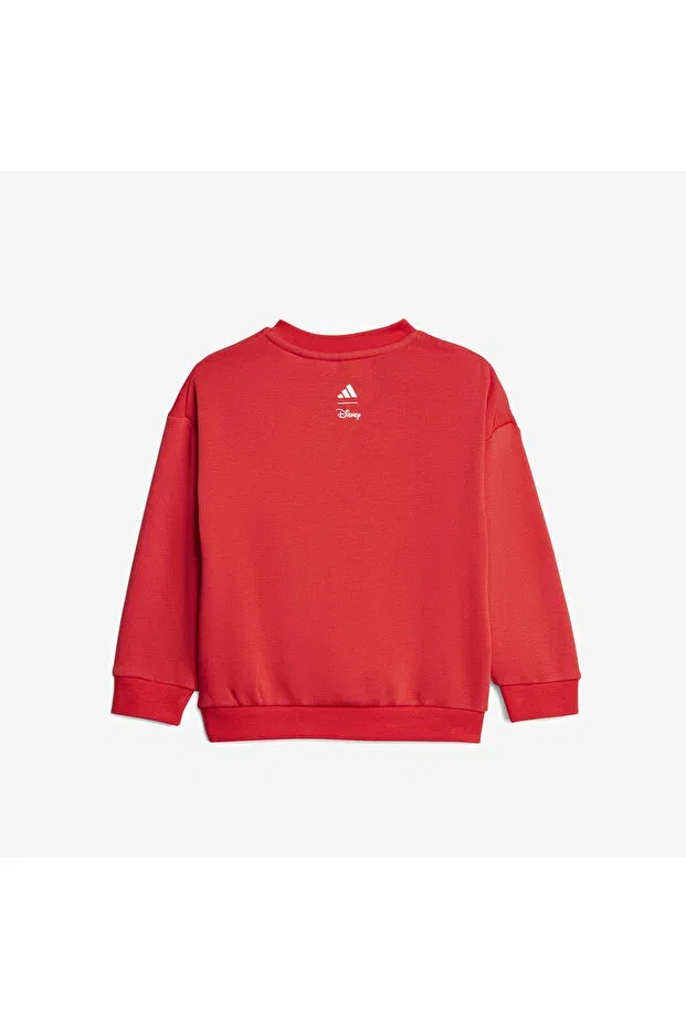 Детский спортивный костюм для девочек с принтом Disney Mickey Mouse Red Baby Tracksuit Set Adidas, Multicolor — фото 3