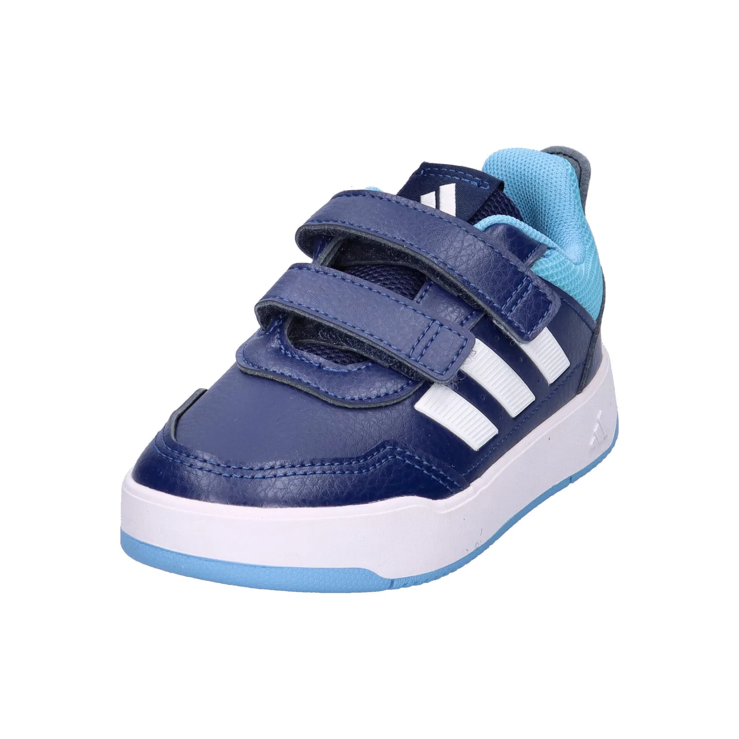 Детские кроссовки с липучкой Tensaur Sport 3.0 CF Adidas, Dunkelblau Weiss Mediterranes Blau — фото 4
