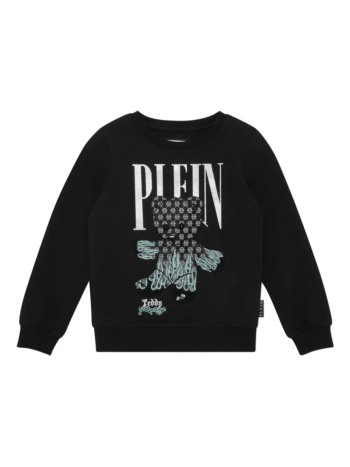 Свитшот с принтом медвежонка Philipp Plein, черный