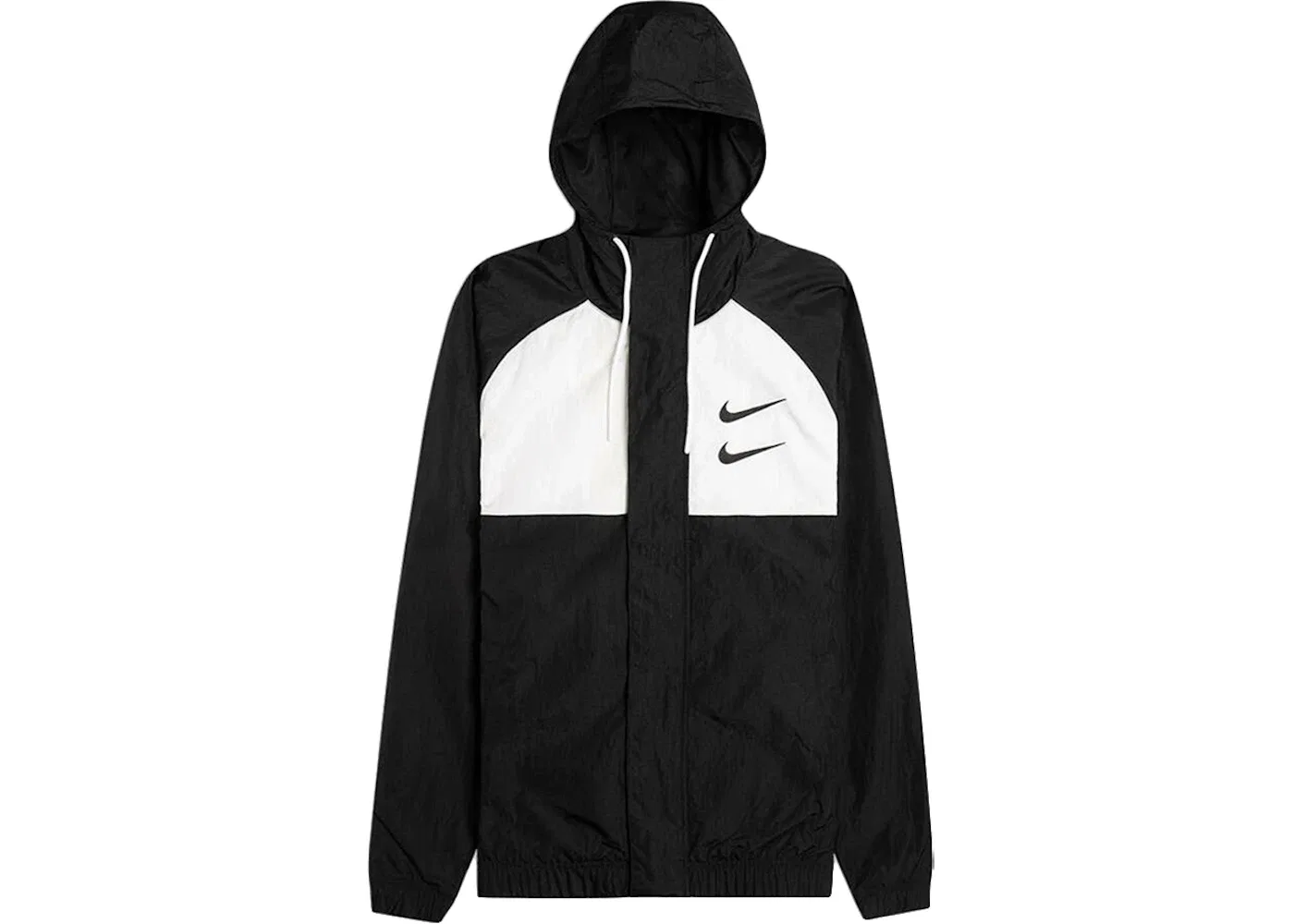 Мужская куртка Nike Swoosh HD Woven Jacket, Black/White/Particle Grey/Black