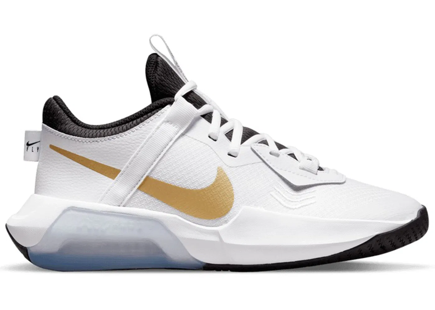Детские кроссовки для школьников Nike Air Zoom Crossover Nike, White/Black/Metallic Gold