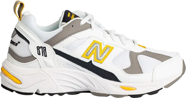 

Кроссовки New Balance 878 'White Yellow Black Grey', белый