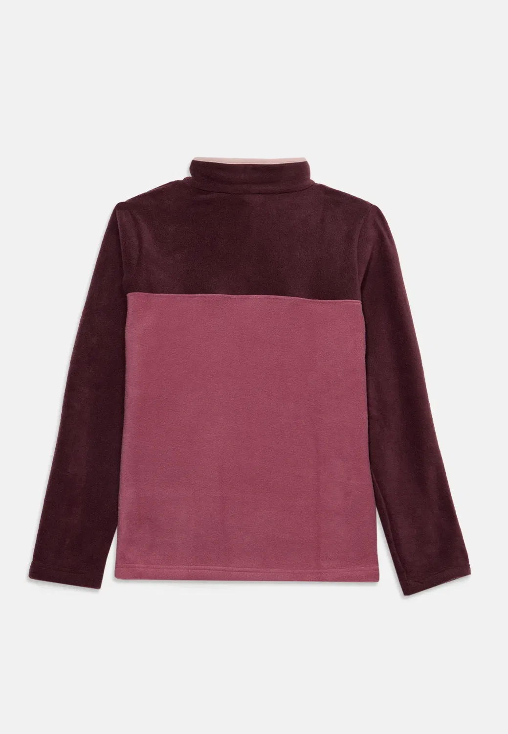 Свитер унисекс Steens mtn snap - флисовый джемпер Columbia, Antique Mauve/Moonvista/Mineral Pink — фото 2