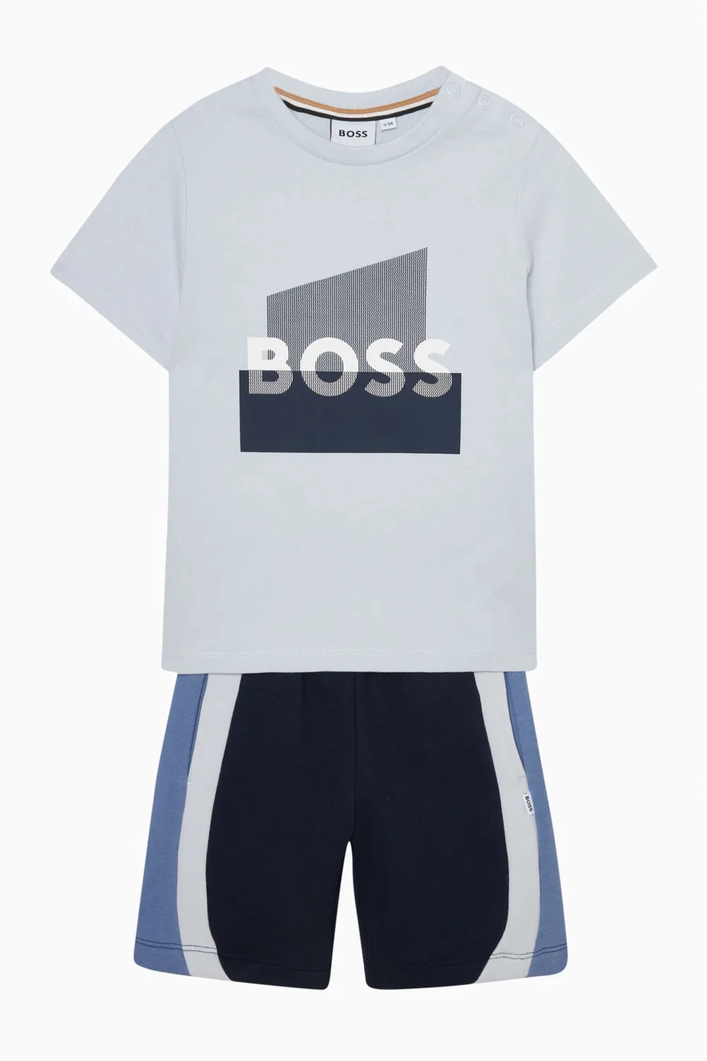 Шорты-бермуды хлопковые BOSS Kidswear — фото 2