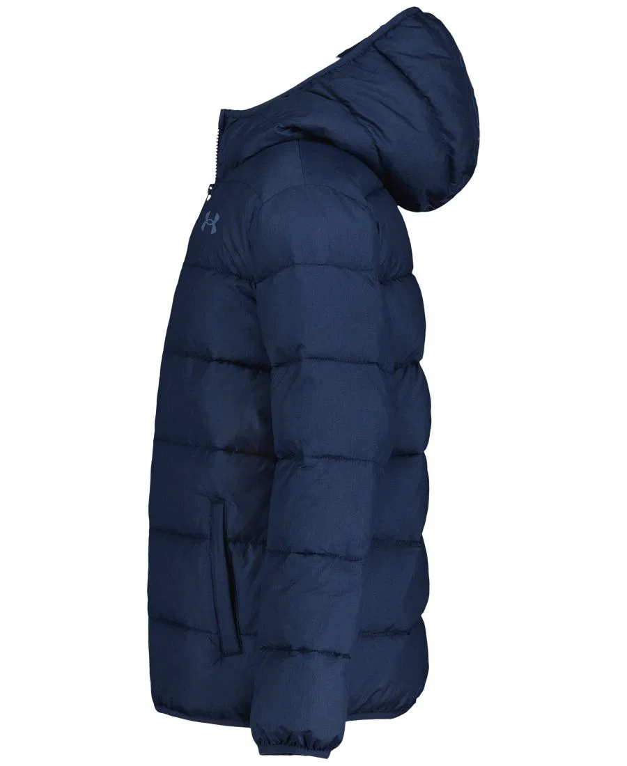 Детская куртка-пуховик с капюшоном и принтом Under Armour, Navy — фото 3