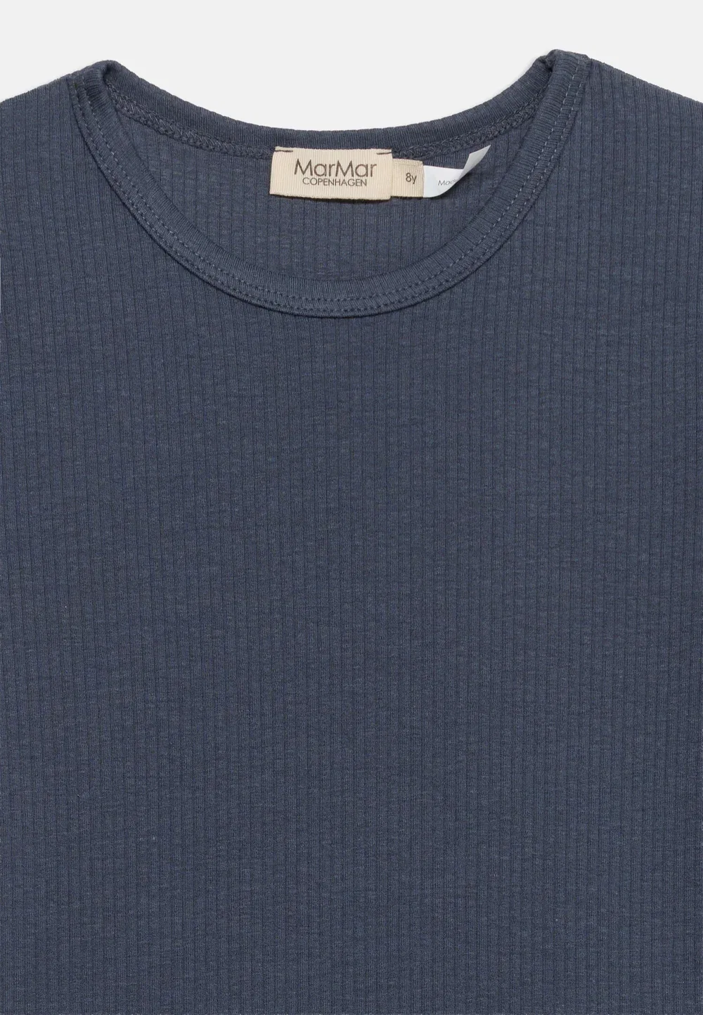 Простая футболка унисекс - базовая футболка Marmar Copenhagen, Blue — фото 3