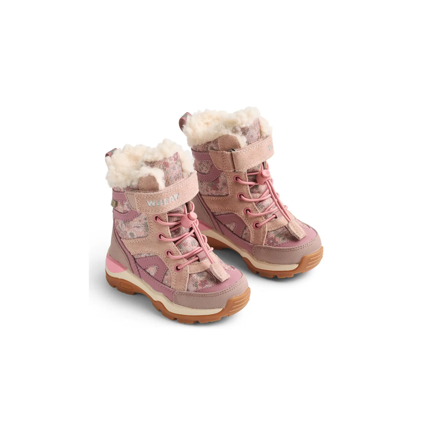Детские зимние ботинки с профилированной подошвой WHEAT, Rose Powder