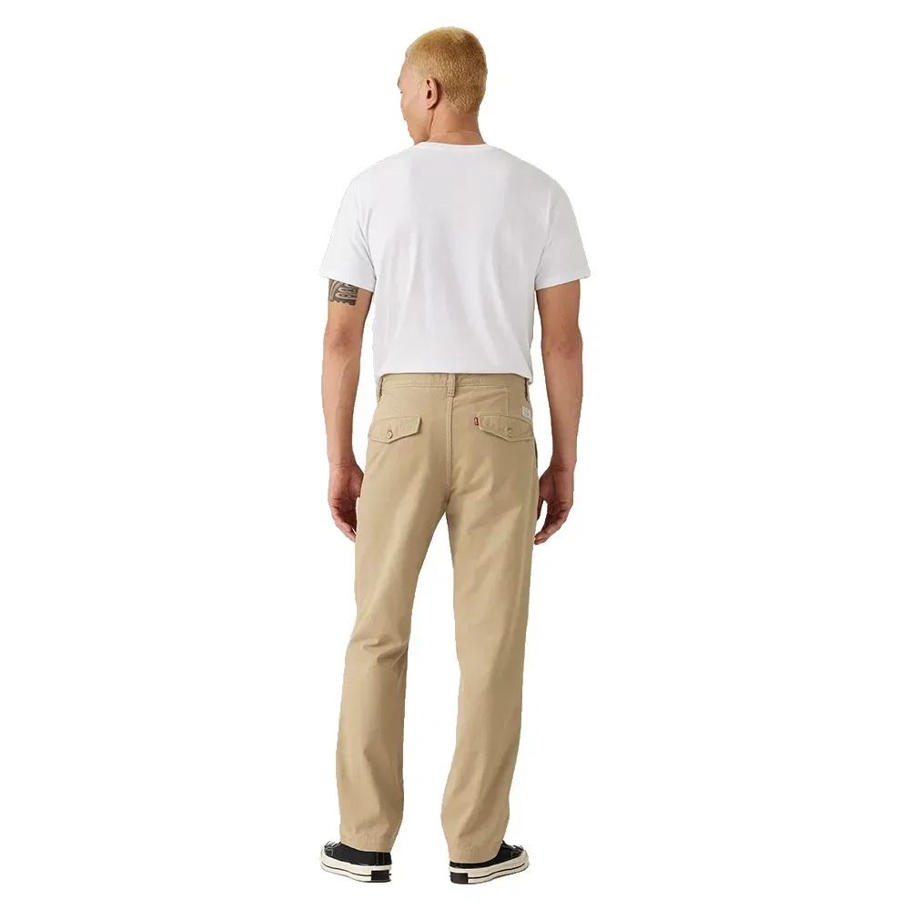 Мужские классические брюки-чинос с прямым кроем Levi's, Beige — фото 2