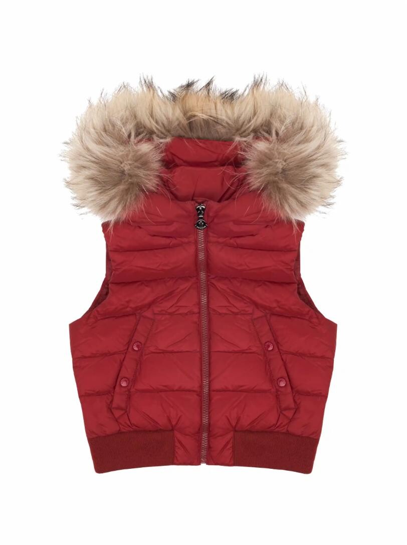 

Жилет стеганый Moncler, красный
