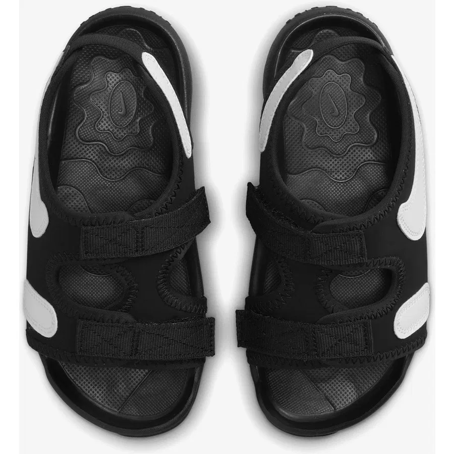 Сандалии детские с регулируемой посадкой Sunray Adjust 6 Nike, Черный — фото 3