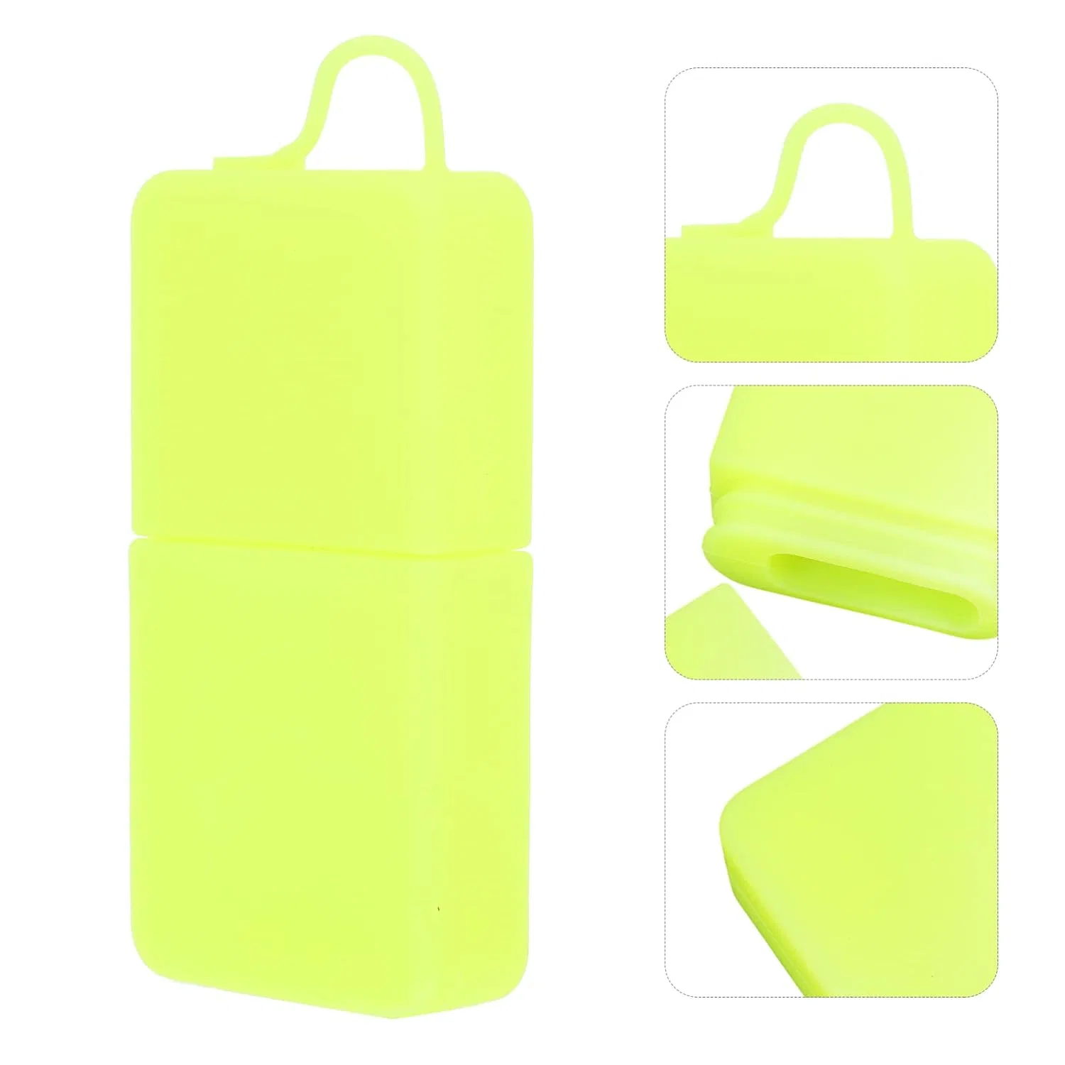 Ледяной ролик для лица из силикона, FOMIYES, 12x5 см, Yellow — фото 4