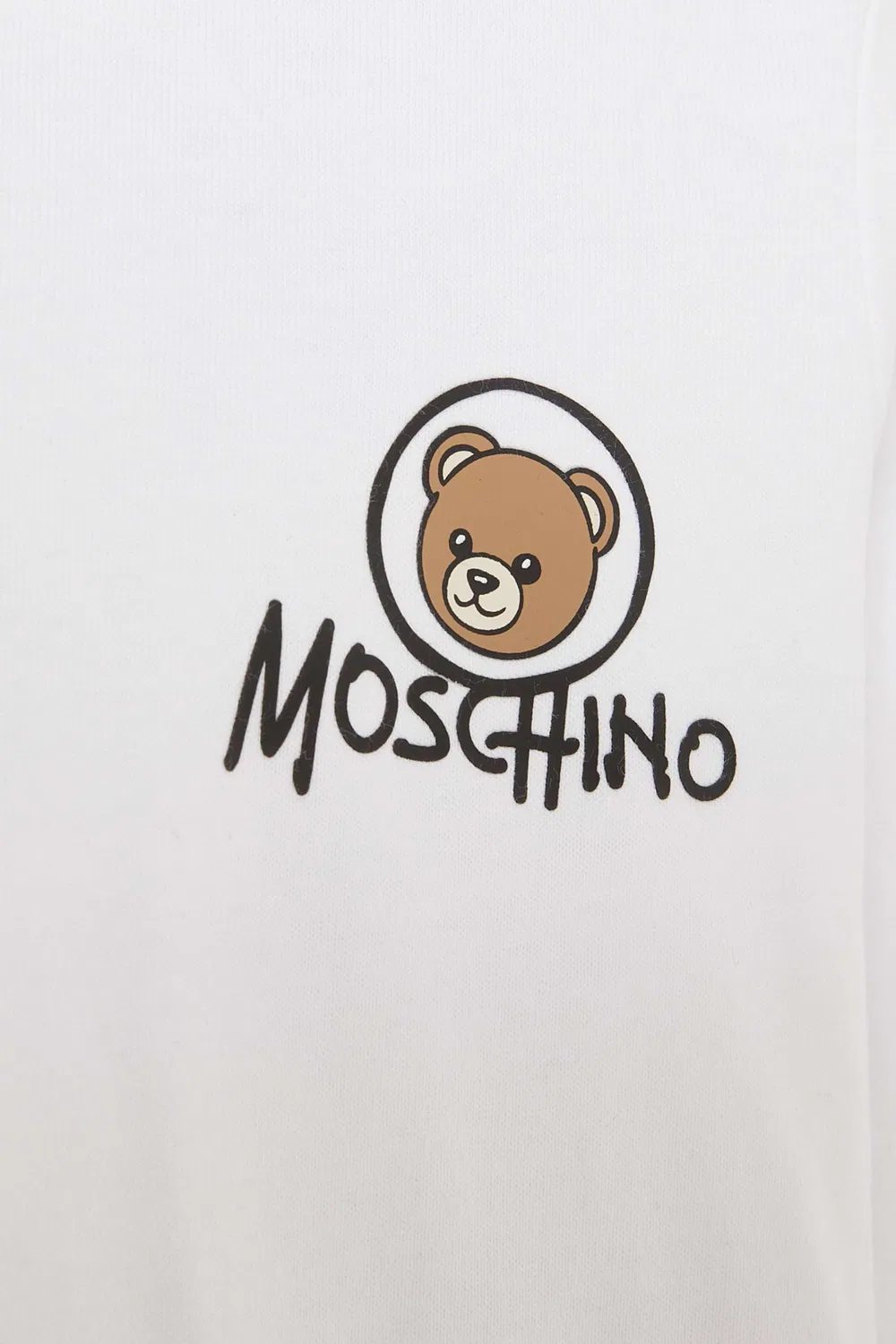 Футболка с принтом медвежонка Moschino — фото 3