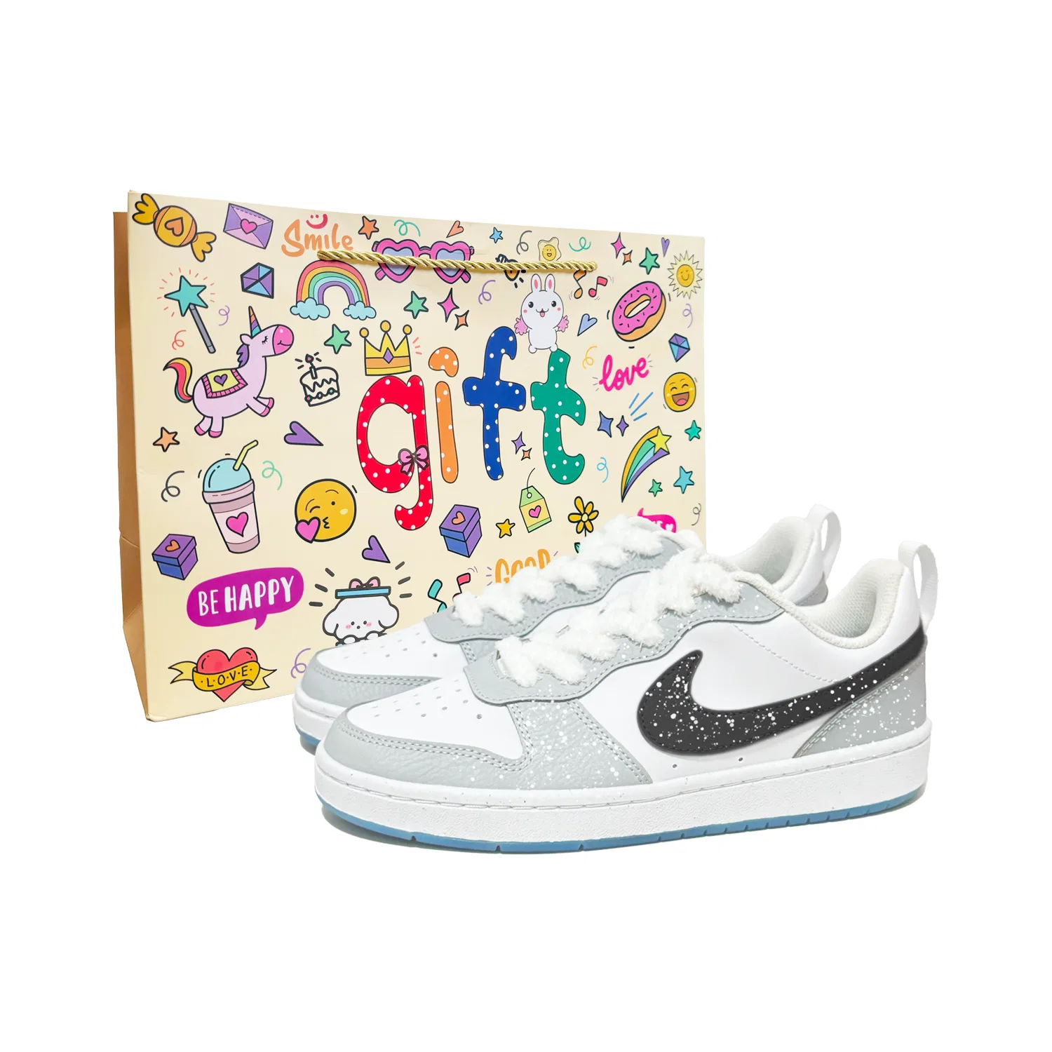 Детские кроссовки для скейтбординга с принтом Galaxy Court Borough Nike