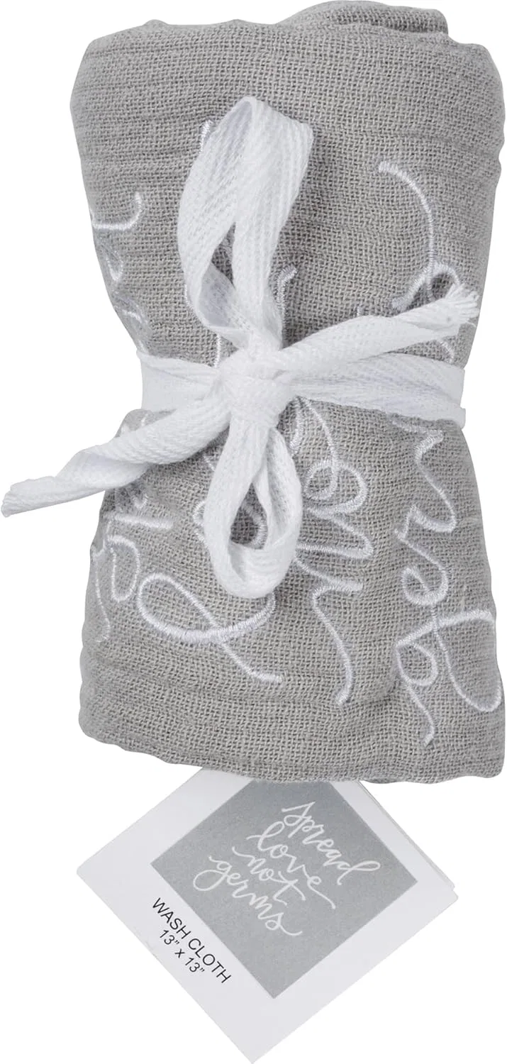 Мочалка Spread Love Not Germs, Primitives by Kathy, Cotton, 1 шт. — фото 3