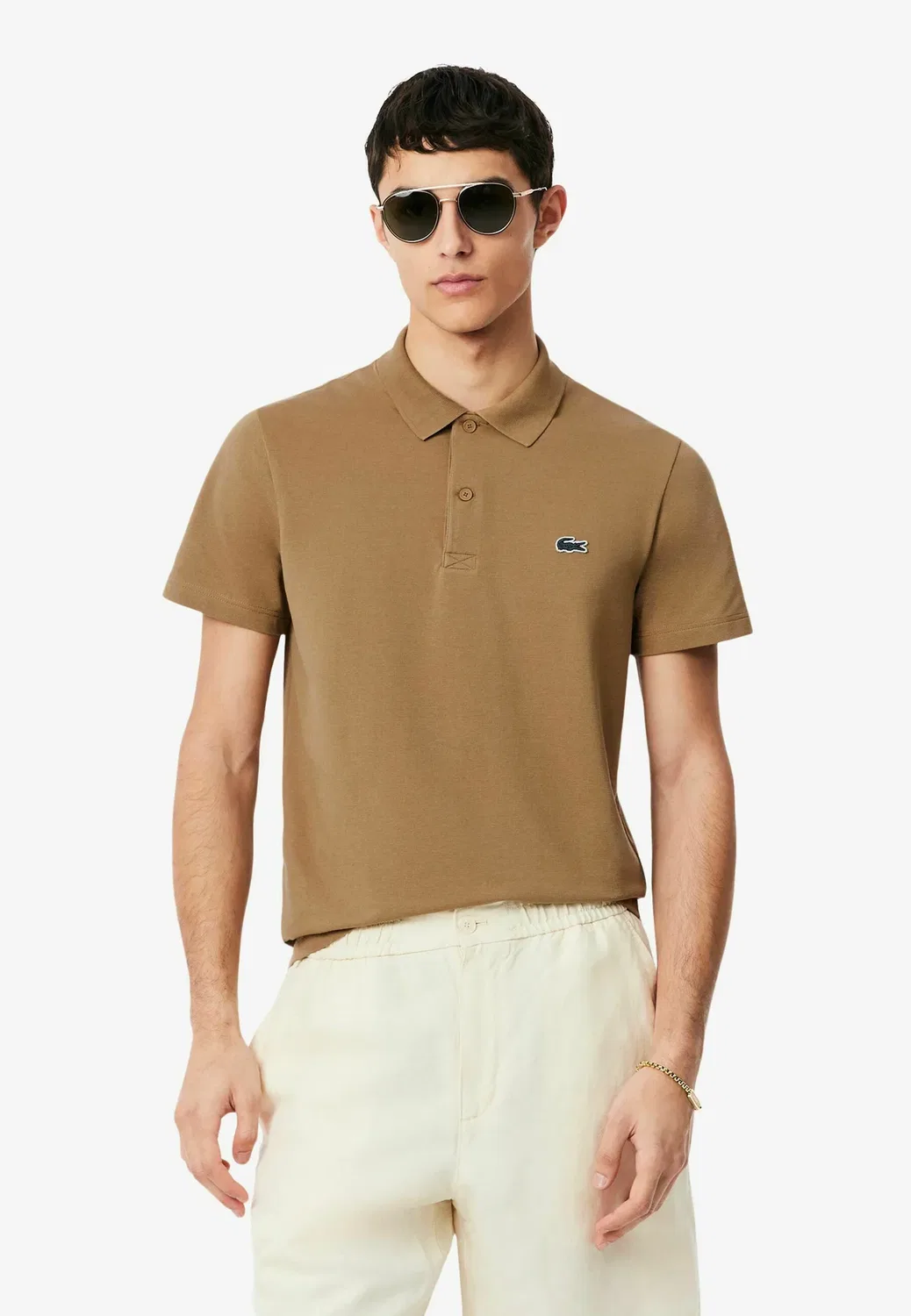 Polo homme-dh5522-00 - рубашка поло Lacoste, Marron-Six