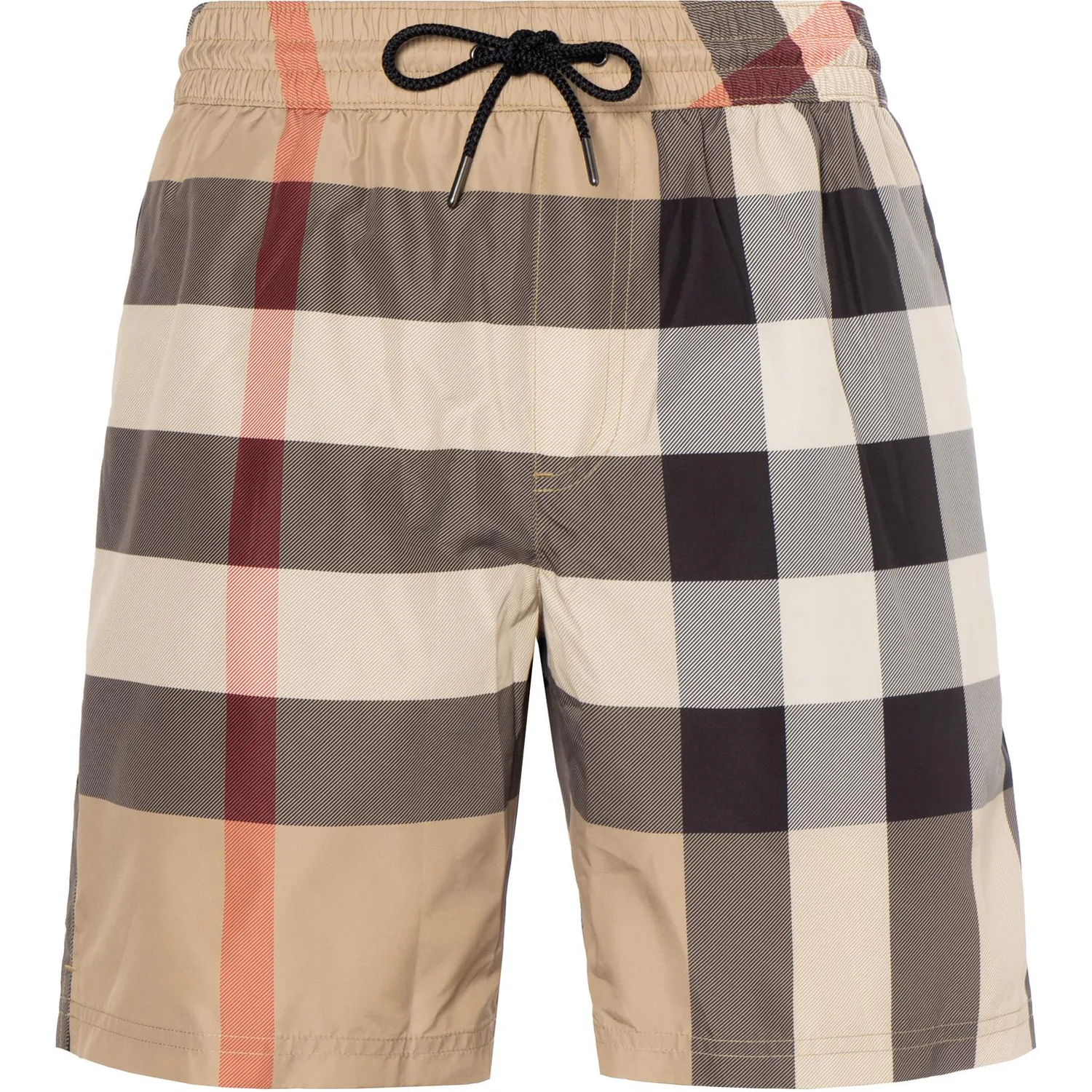 Плавки Burberry с кулиской, хаки