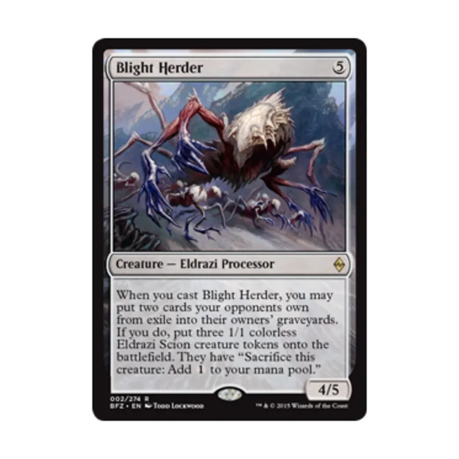 

CCG Блайт Пастух (клавиша R), MTG - Battle for Zendikar