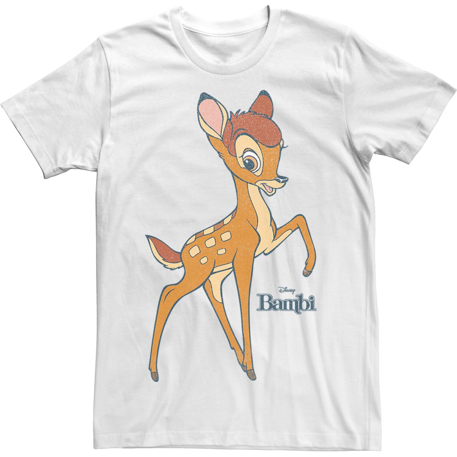 

Мужская футболка с логотипом Disney Bambi Simple Portrait Licensed Character, белый