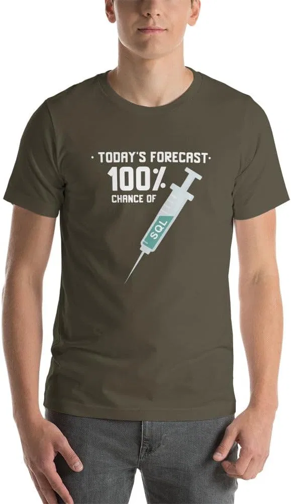 Футболка с принтом SQL Injection, Regular Fit Generic, Asphalt — фото 4