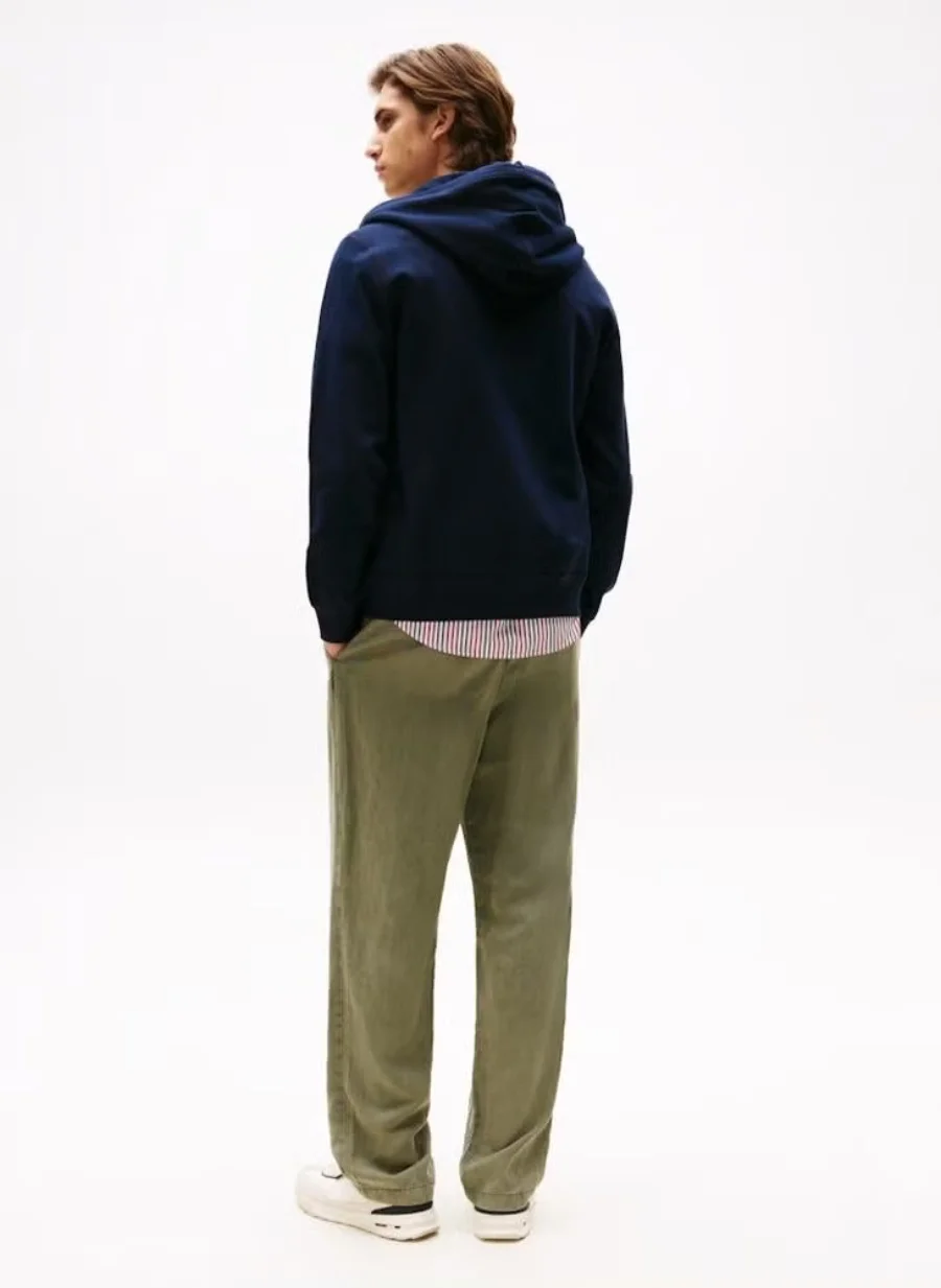 Худи Tommy Hilfiger Americana Zip-Through, синий — фото 3