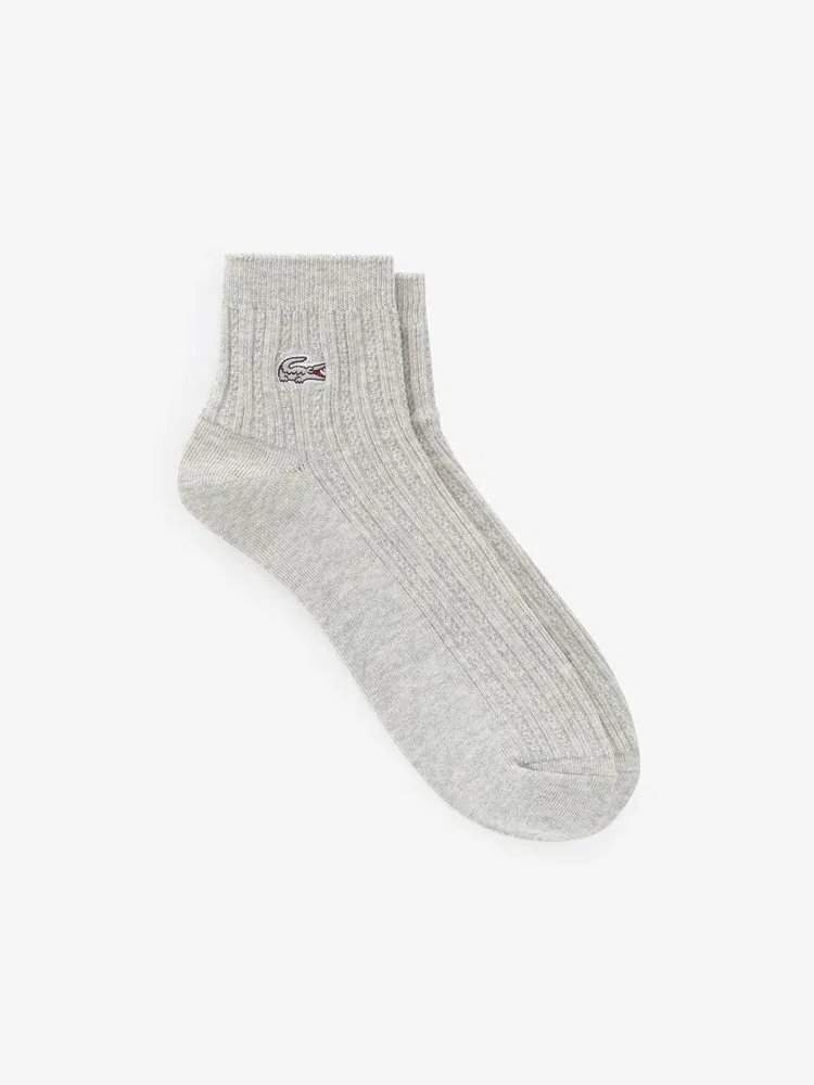 Носки женские LACOSTE Silver, ажурные