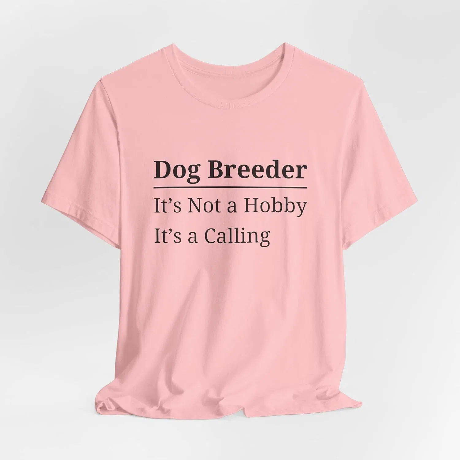 Футболка с принтом Dog Breeder Bella+canvas, Pink — фото 4