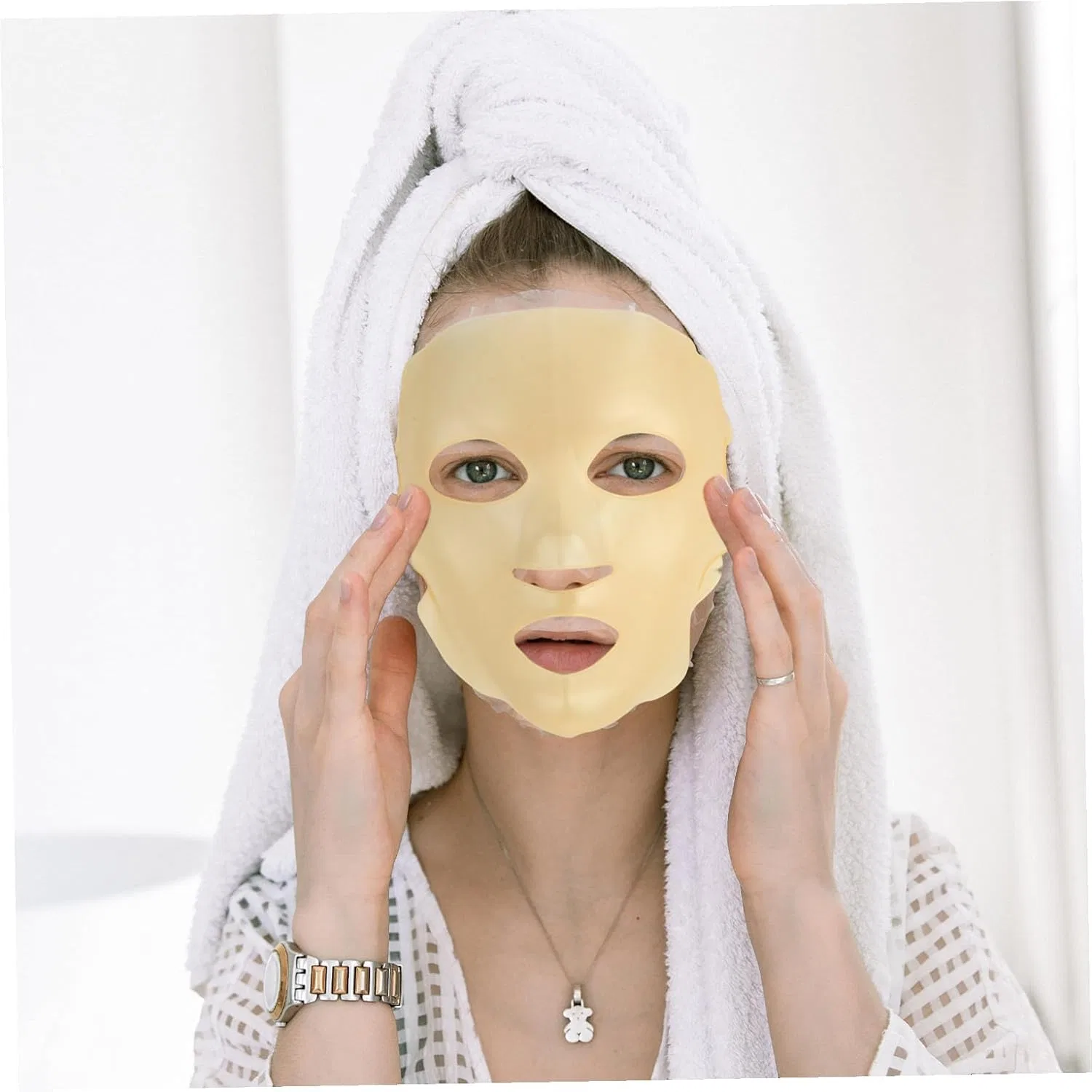 Маска для лица Silicone Mask Reusable, Homoyoyo, 2 шт, 28x23.5x0.2 см — фото 4